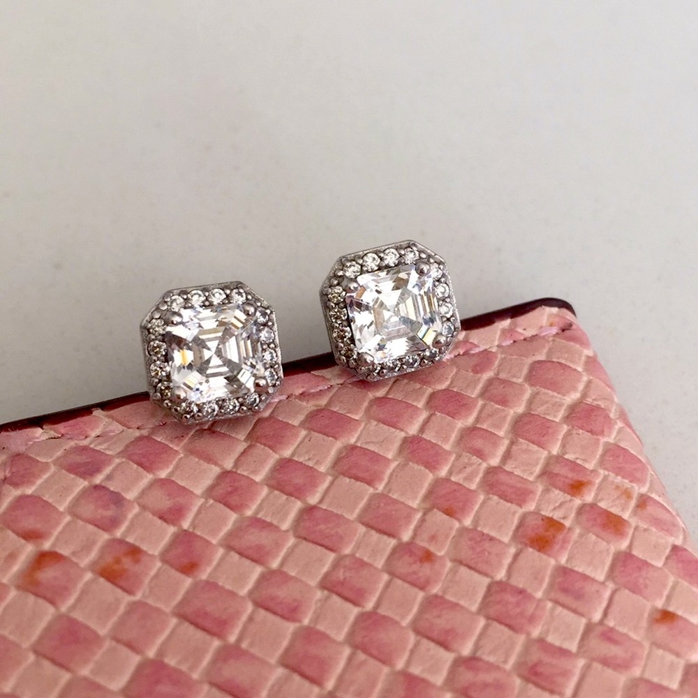 Swarovski zirconia earrings - Picture 2 of 6